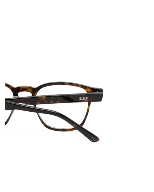 Retrosuperfuture Black Tortoiseshell-Effect Glasses
