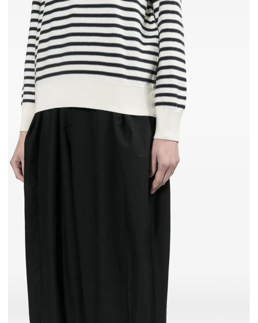 Toga Black Tapered-Leg Trousers