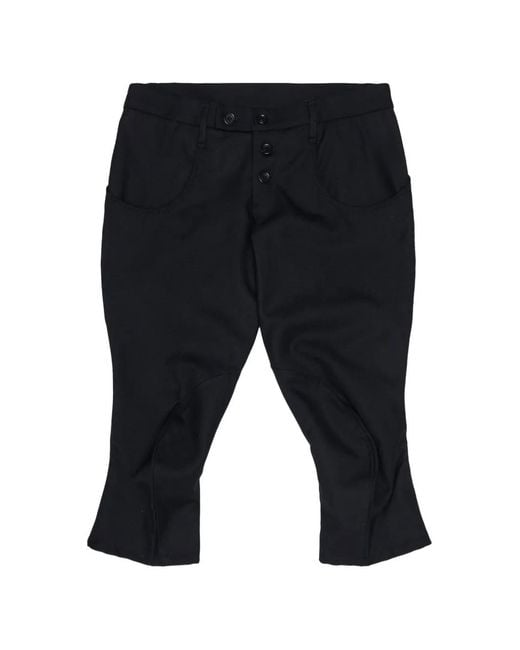 NEMEN Blue Pantalon Court À Imprimé Corde for men