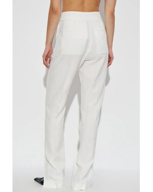 Jacquemus White Pants Tibau