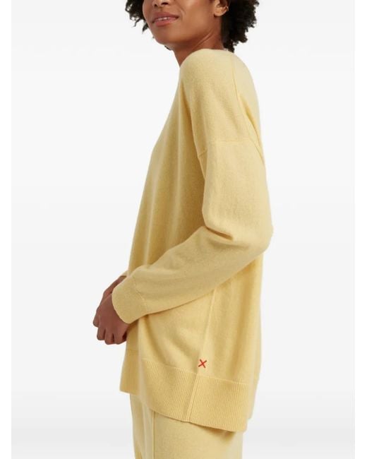 Chinti & Parker Yellow Crew-Neck Sweater