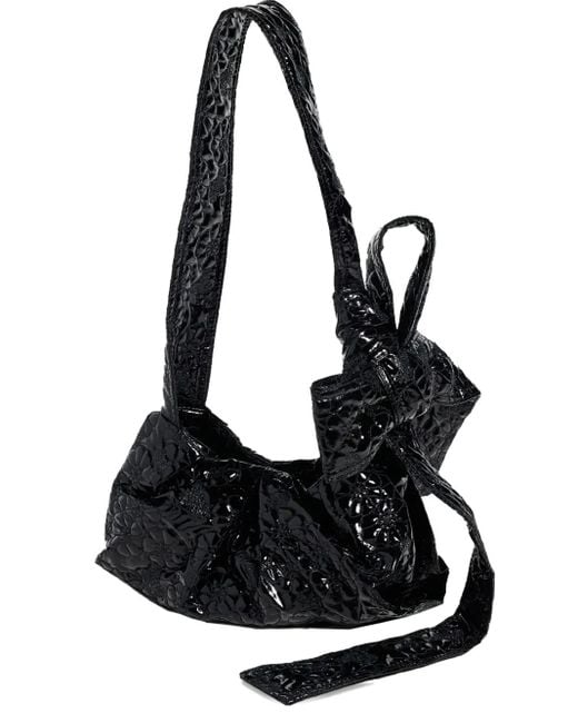 CECILIE BAHNSEN Vesna リボンディテール ショルダーバッグ Black
