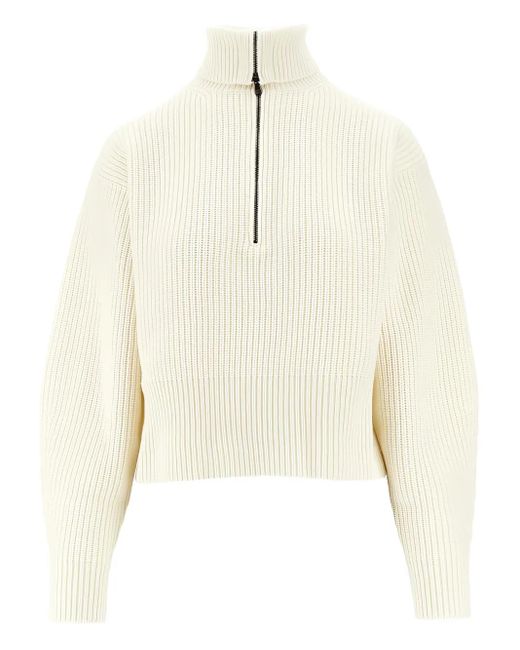 Jersey Con Media Cremallera Max Mara de color White