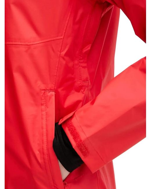 Chaqueta con capucha y bolsillo Helly Hansen de color Red