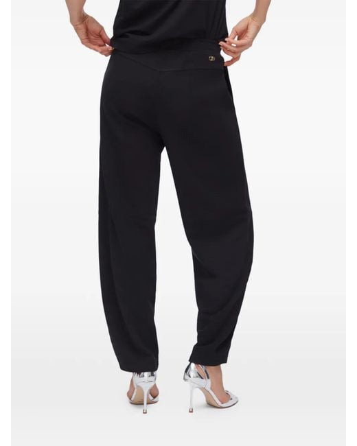 Liu Jo Black Elasticated Balloon Track Pants