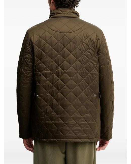 Barbour Brown Flyweight Chelsea Quilt Jacket for men