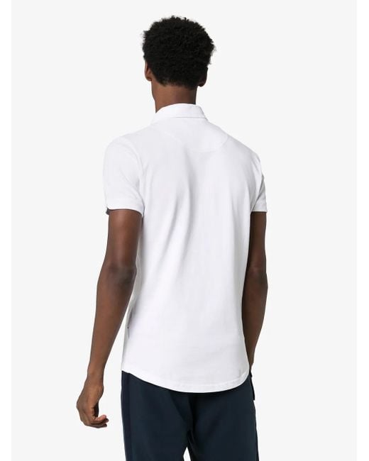 Orlebar Brown White Sebastian Cotton Polo Shirt for men
