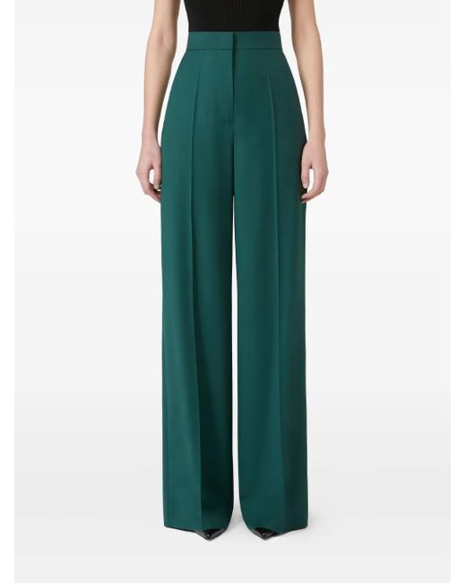 Max Mara Green Fernet Long Trouser