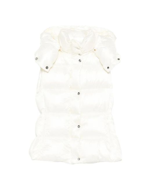Add White Gilet Matelassé