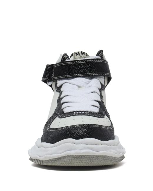 Maison Mihara Yasuhiro White Wayne Og Sole Hi-Top Sneakers for men