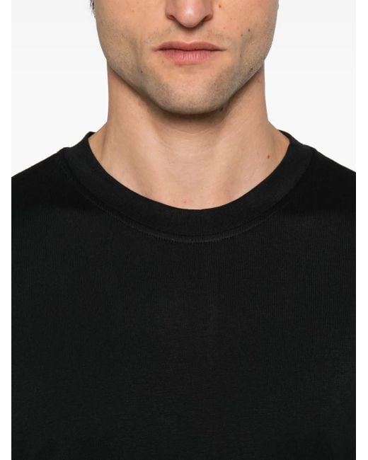 メンズ Paolo Pecora ロングtシャツ Black