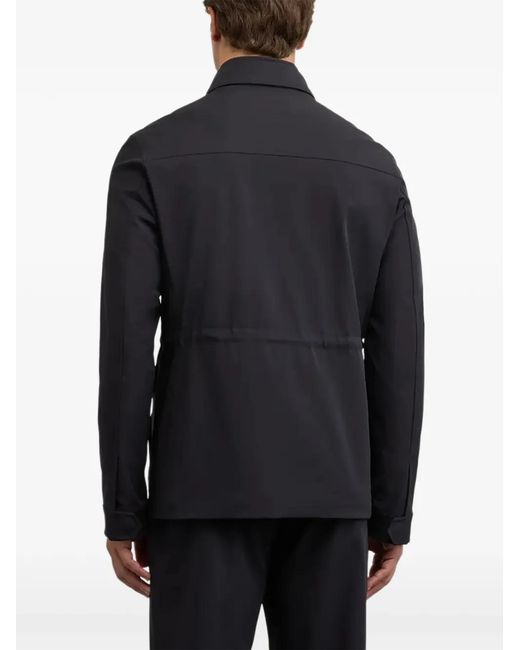 Pal Zileri Black Pocket Field Jacket for men