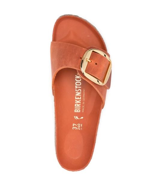 Birkenstock Orange Sandales Madrid Big Buckle