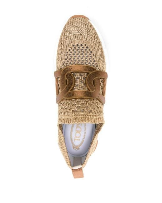Tod's Natural Kate Slip-On-Sneakers
