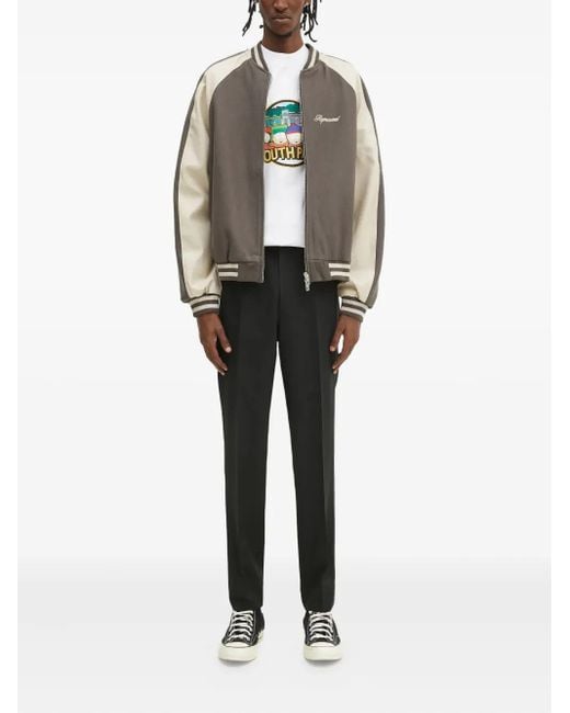 Represent Gray Varsity Jacket for men