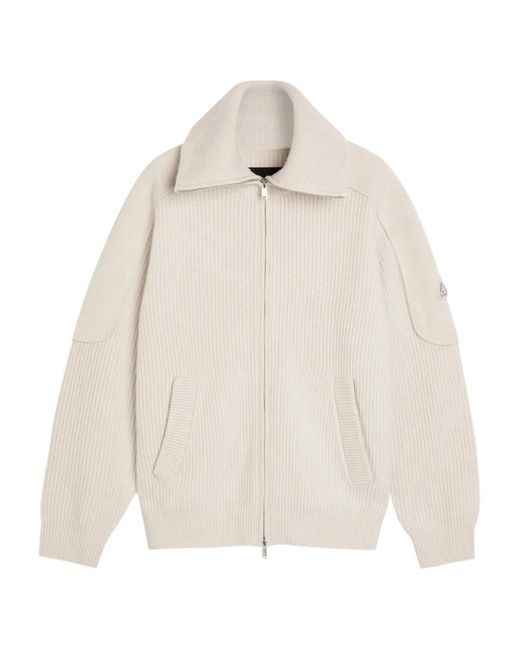 Moose Knuckles Geribbeld Vest Met Rits in het White voor heren