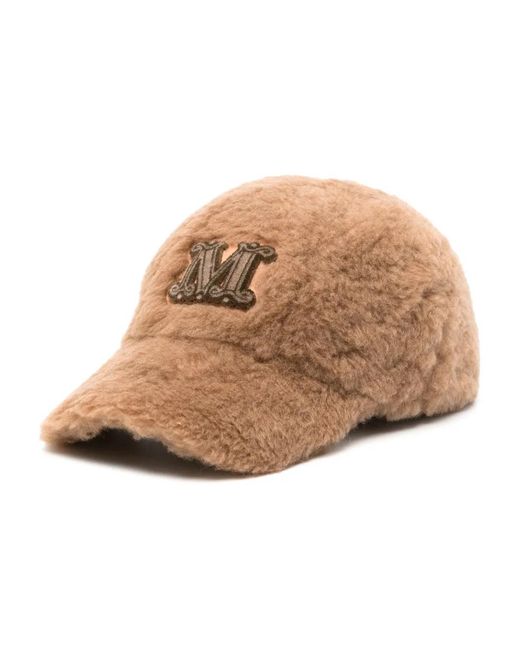 Max Mara レディース ナチュラル ロゴ キャップの通販はau PAY