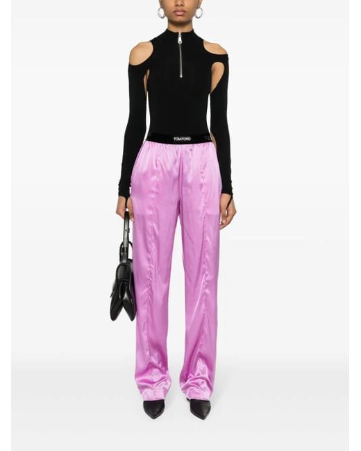 Tom Ford Pink Satin Pyjama Trousers