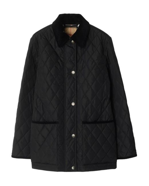 Burberry Black Quilted Jacket
