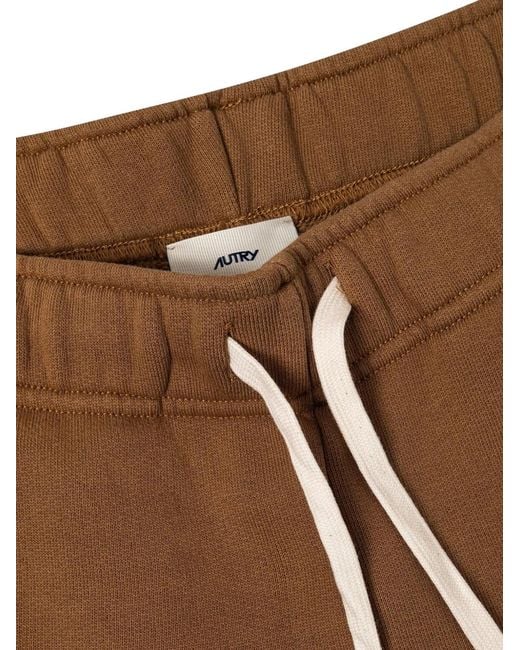 Autry Brown Embroidered Drawstring Pants