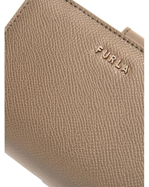 Furla Brown Medium Classic Compact Leather Wallet