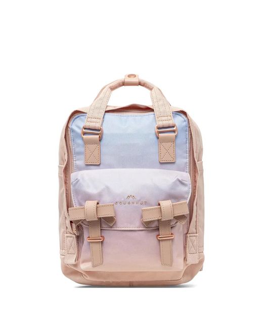 Doughnut Pink Mini Macaroon Sky X Ribbon Gradient-Effect Bow-Detail Backpack