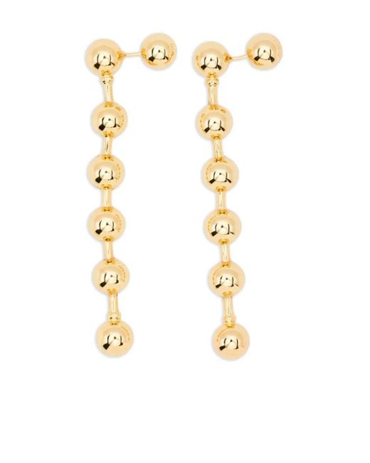 Pendientes con esfera colgante Maje de color Metallic