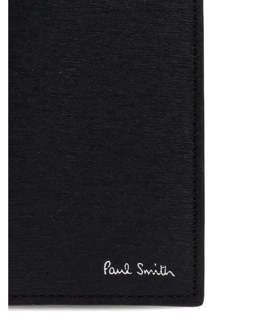 Paul Smith Black Embossed Cardholder for men