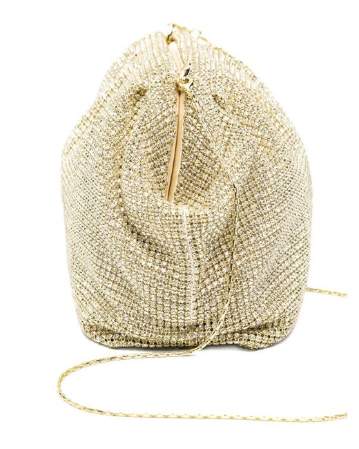 Twentyfourhaitch Natural Petra Chain Clutch Bag
