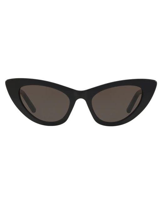 Saint Laurent Brown Cat-Eye Sunglasses