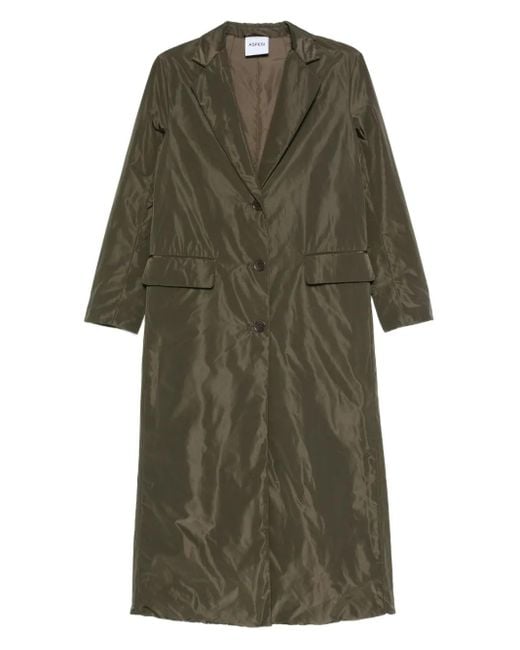 Aspesi Jas Met Knoopsluiting En Klepzak in het Green