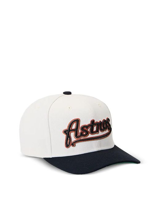 Mitchell & Ness White X Mlb Houston Astros Embroidered Baseball Cap for men