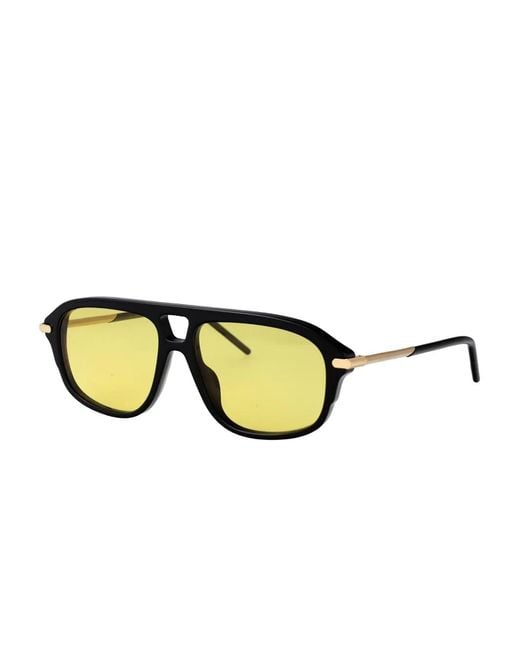 Givenchy Yellow Pilot Sunglasses