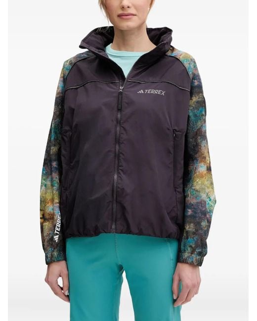 Adidas Blue X National Geographic Terrex Wind.Rdy Jacket