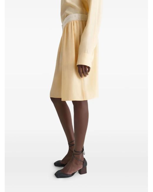 Lemaire Natural Button-Front Shorts