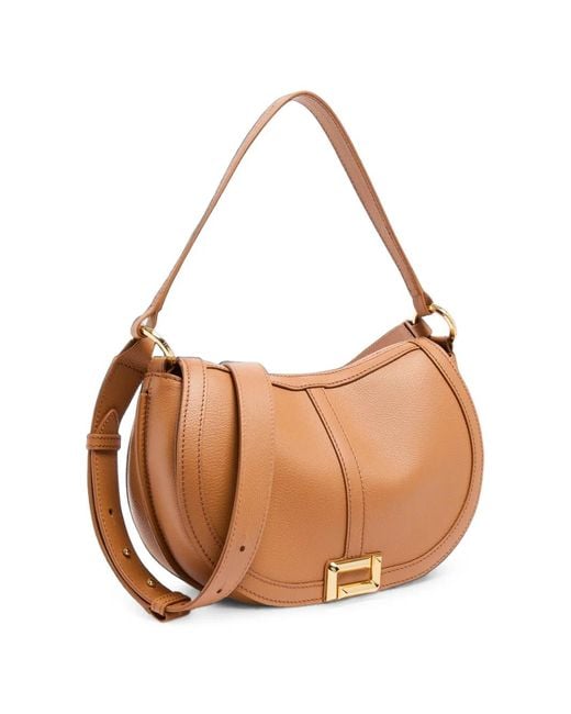 Lancel Brown Medium Celeste Shoulder Bag