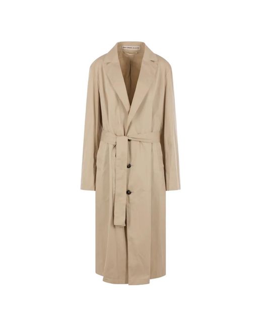 Meta Campania Collective Natural Senga Belt-Fastening Coat