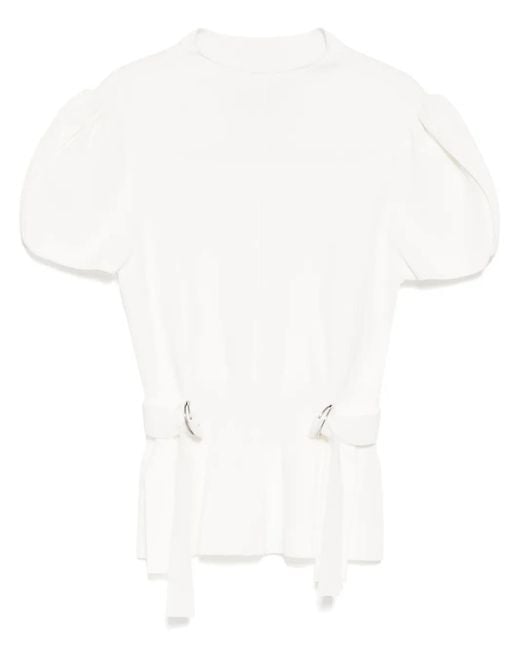 3.1 Phillip Lim White Tulip Top