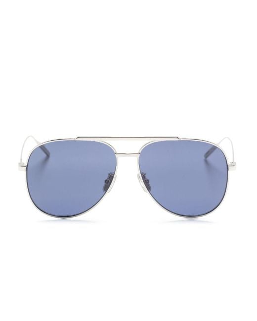 Givenchy Blue Pilot-frame Sunglasses for men