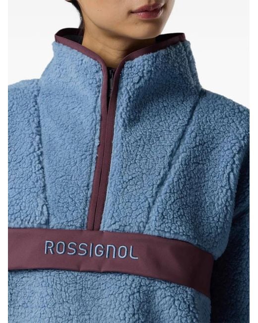 Rossignol Blue Alltrack Half-Zip Fleece Jacket