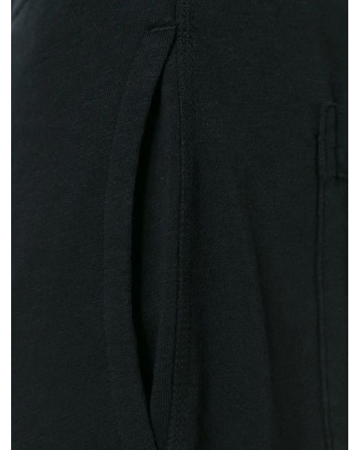James Perse Black Drawstring-Waist Track Pants for men