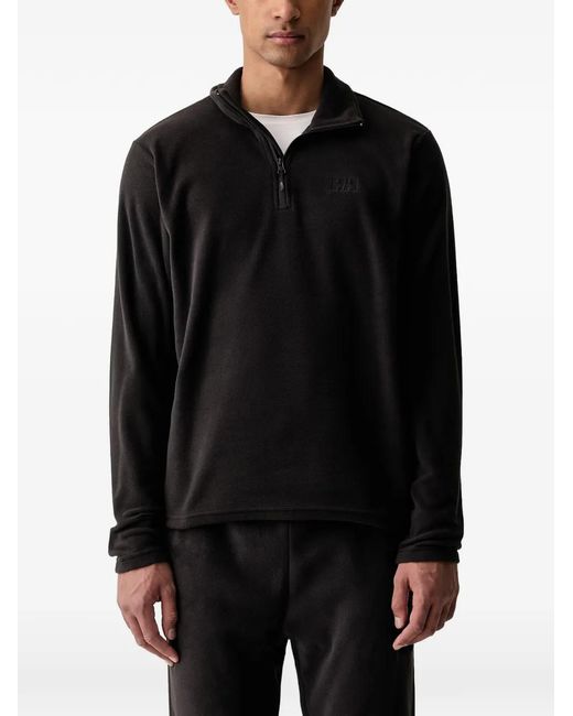 Helly Hansen Black Daybreaker Quarter-Zip Sweatshirt for men