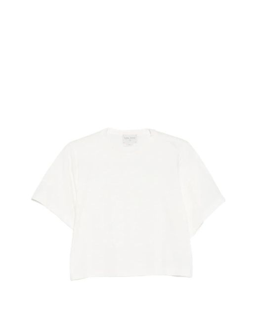 Forte_forte White T-Shirt En Coton