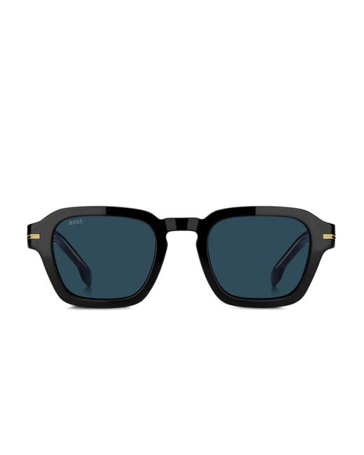 Boss Eckige Sonnenbrille in Blue für Herren