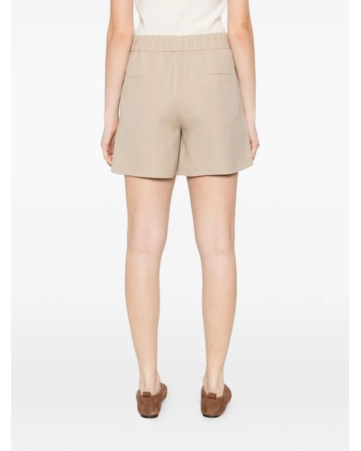 Brunello Cucinelli Natural Pocket Shorts