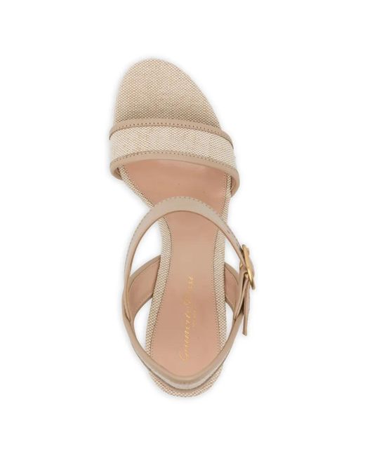 Gianvito Rossi White 105Mm Milos Sandals