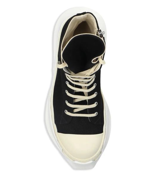 Rick Owens Sneakers Met Geborduurde Ster in het Black voor heren