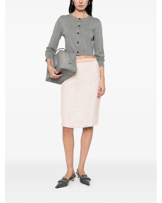 N°21 Gray Buttoned Cardigan