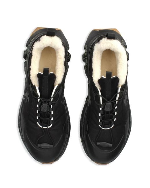 Premiata Black Cross D Sneakers