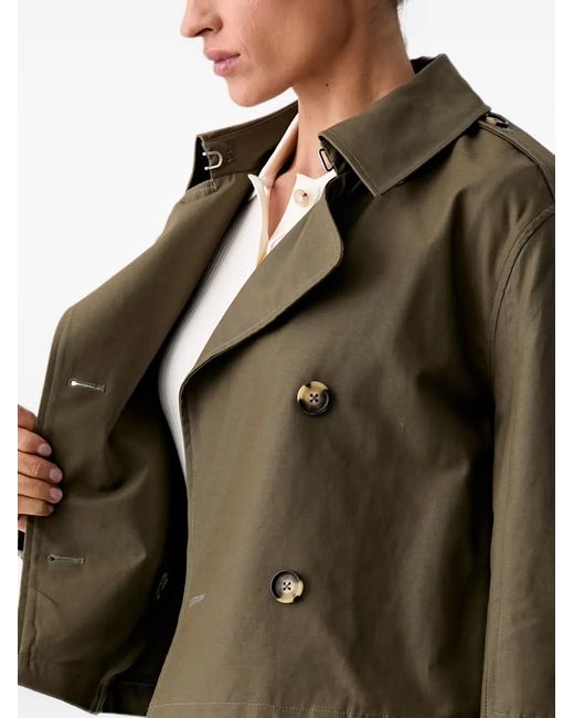 Rag & Bone Brown Double-Breasted Cropped Jacket